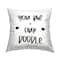 Stupell Industries You Me & Doodle Dog Breed Family Phrase Throw Pillow, 18" x 18"